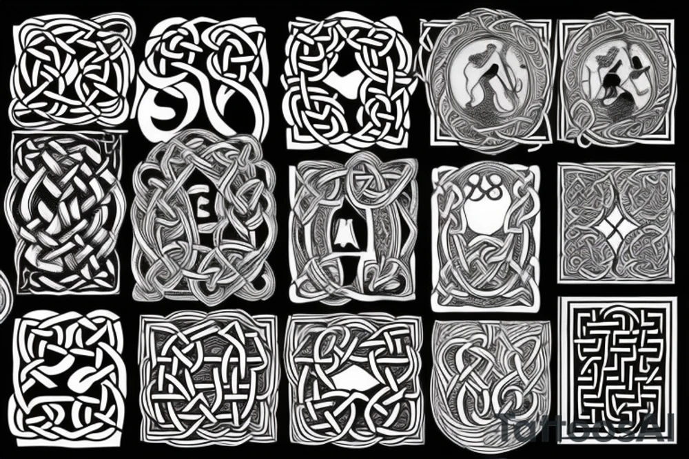 "Kelley" in an old Celtic style font tattoo idea