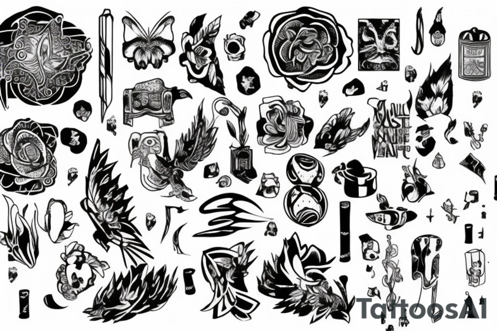 Kelley written vertically tattoo idea