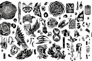 Kelley written vertically tattoo idea