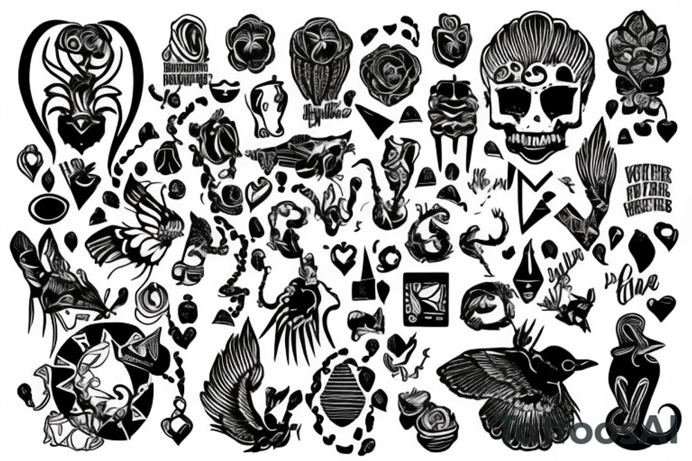 Kelley written vertically tattoo idea
