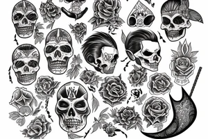 Chicano style tattoo with 777 and dollar tattoo idea