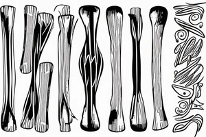 Drum sticks tattoo idea