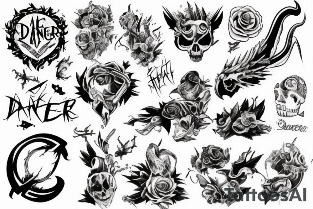 Danger tattoo idea