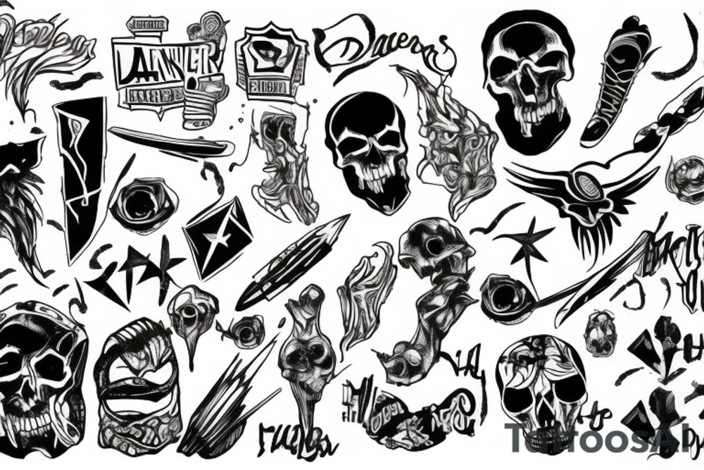Danger tattoo idea