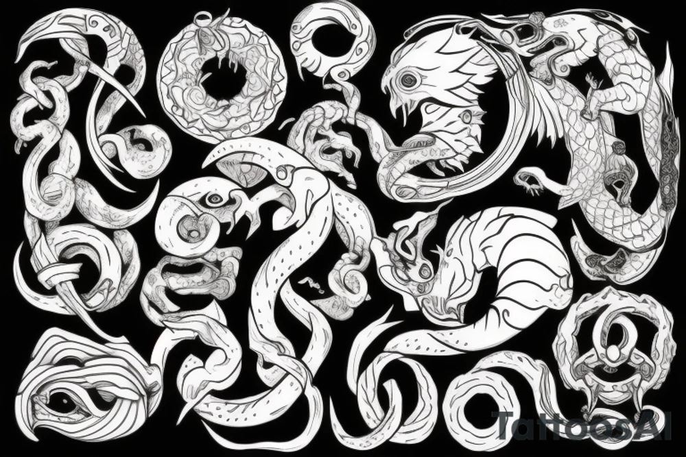 ouroboros tattoo idea