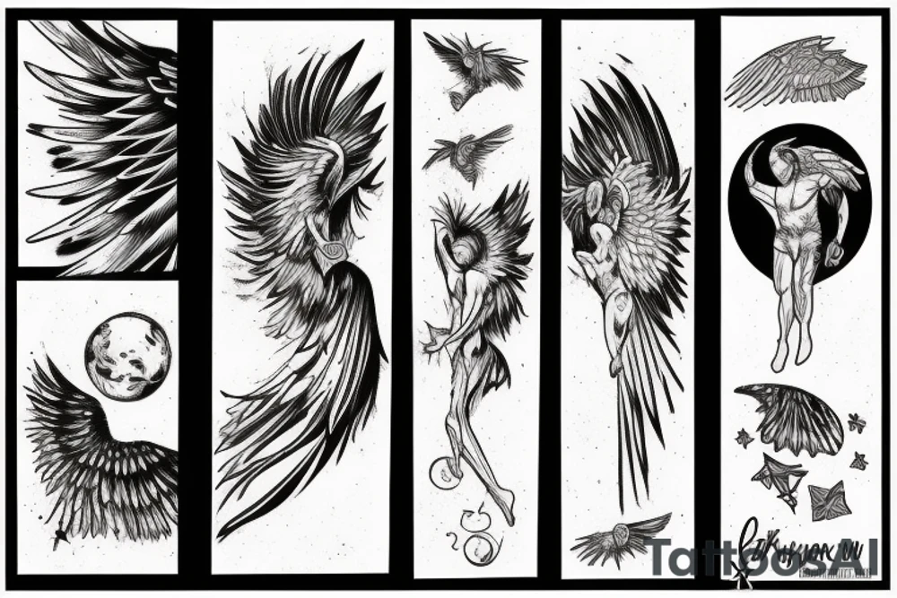 icarus falling from the sky tattoo idea