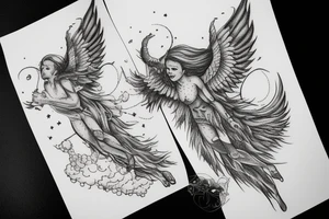 icarus falling from the sky tattoo idea