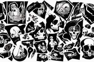 throw your thoughts out or they will end up killing you tattoo idea