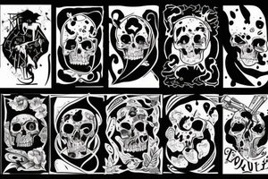 throw your thoughts out or they will end up killing you tattoo idea