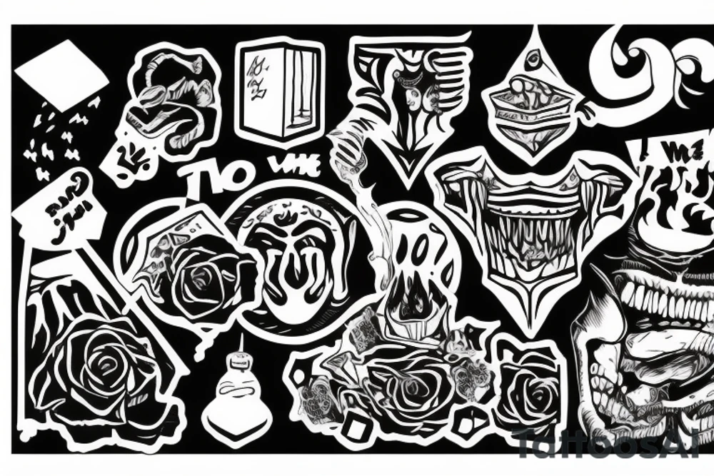 throw your thoughts out or they will end up killing you tattoo idea throw your thoughts out or they will end up killing you tattoo idea