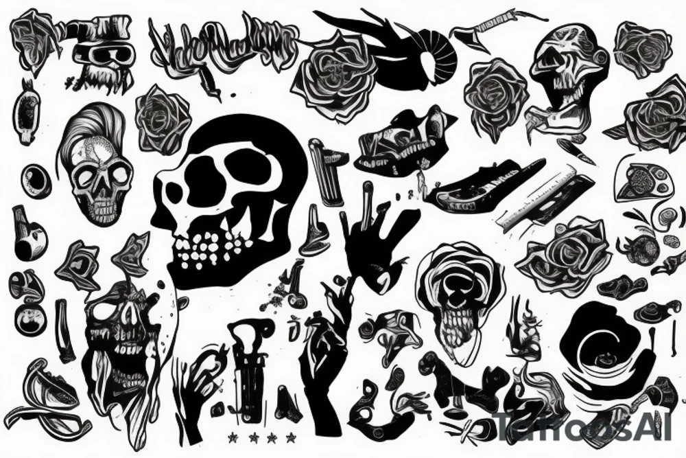throw your thoughts out or they will end up killing you tattoo idea throw your thoughts out or they will end up killing you tattoo idea