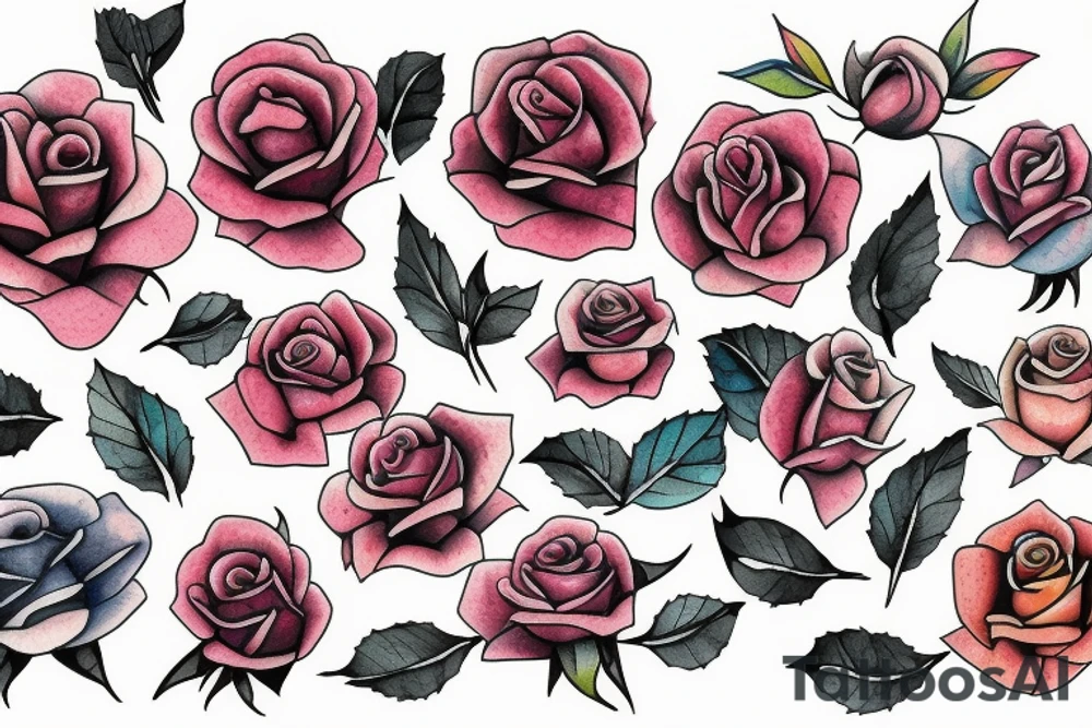 Rose tattoo idea