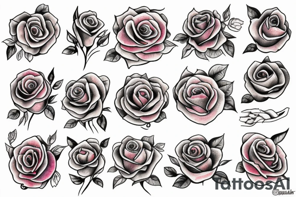 Rose tattoo idea