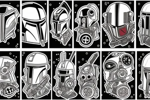 deathwatch mandalorian doctor who tattoo idea