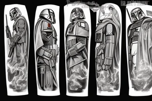 deathwatch mandalorian doctor who tattoo idea