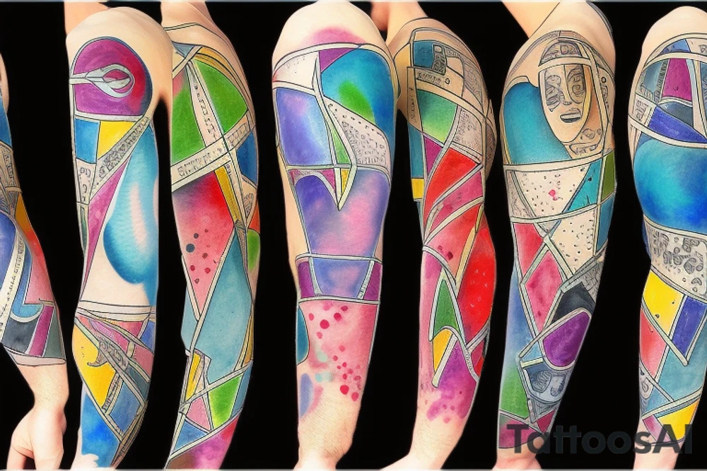 Creativity, Science, Humour, Justice tattoo idea