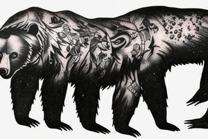 Mad Wild bear tattoo idea