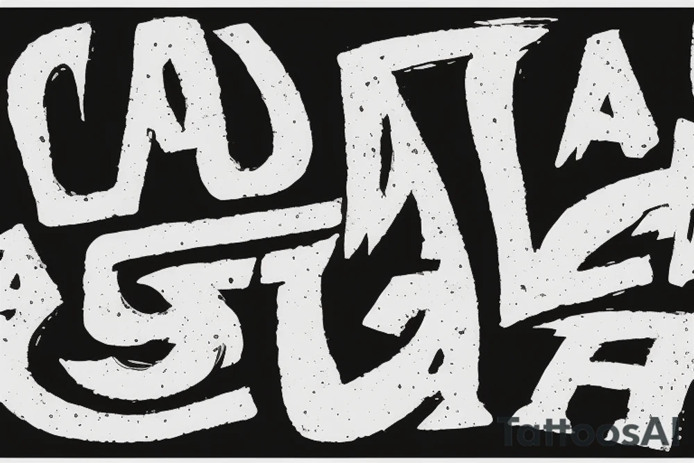 text "aaryan" tattoo idea