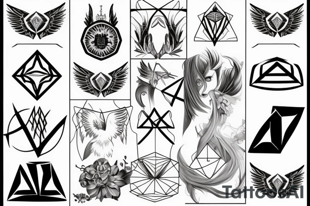 , subtle, greif, angel, falling, tattoo idea