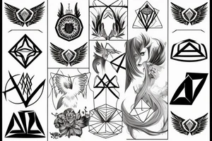 , subtle, greif, angel, falling, tattoo idea