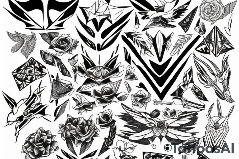 , subtle, greif, angel, falling, tattoo idea