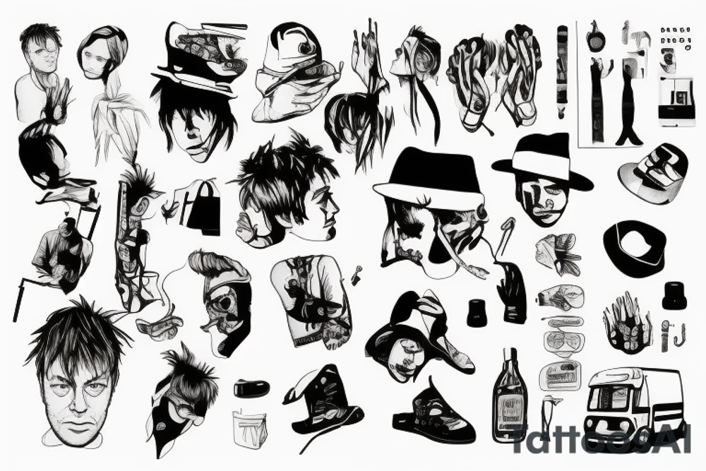 Damon Albarn tattoo idea