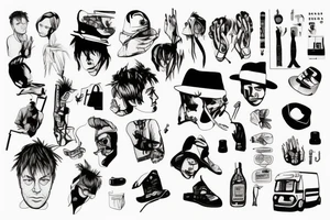 Damon Albarn tattoo idea