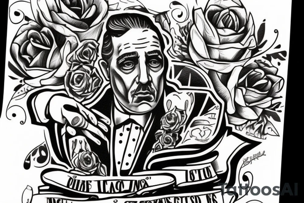 A quote from godfather tattoo idea
