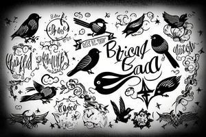 Bird with cloud heaven baby travel god tattoo idea