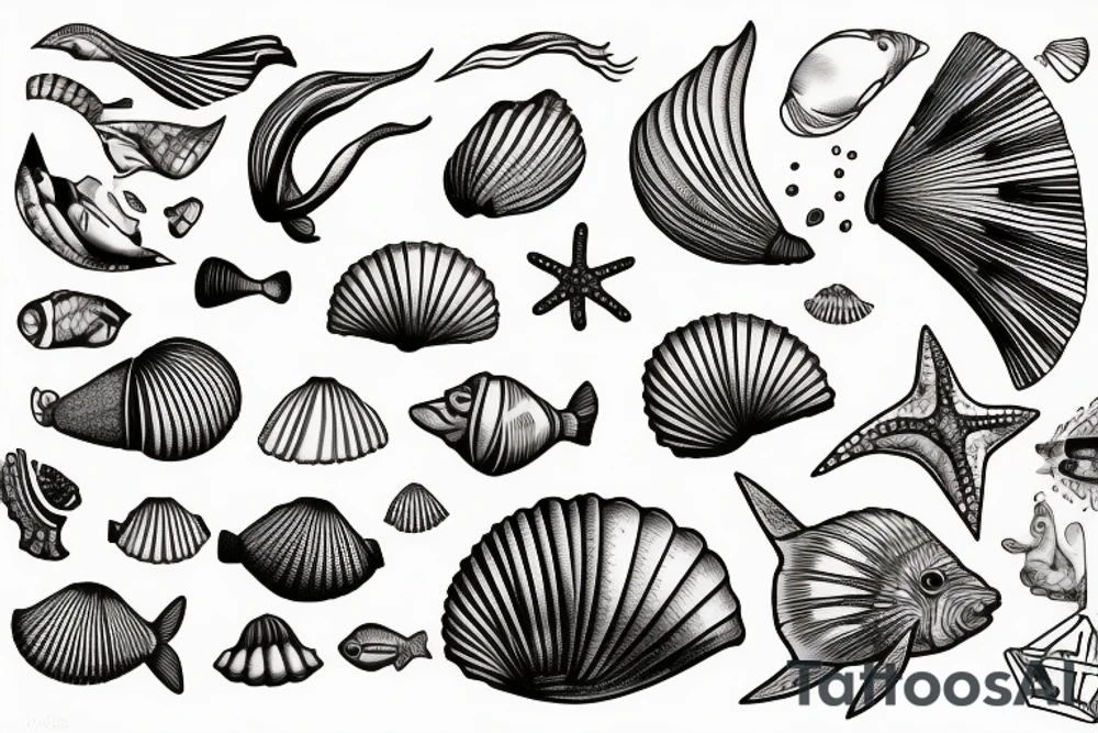 Had I told the sea
What I felt for you,
It would have left its shores,
Its shells,
Its fish,
And followed me. tattoo idea