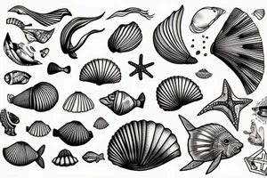 Had I told the sea
What I felt for you,
It would have left its shores,
Its shells,
Its fish,
And followed me. tattoo idea