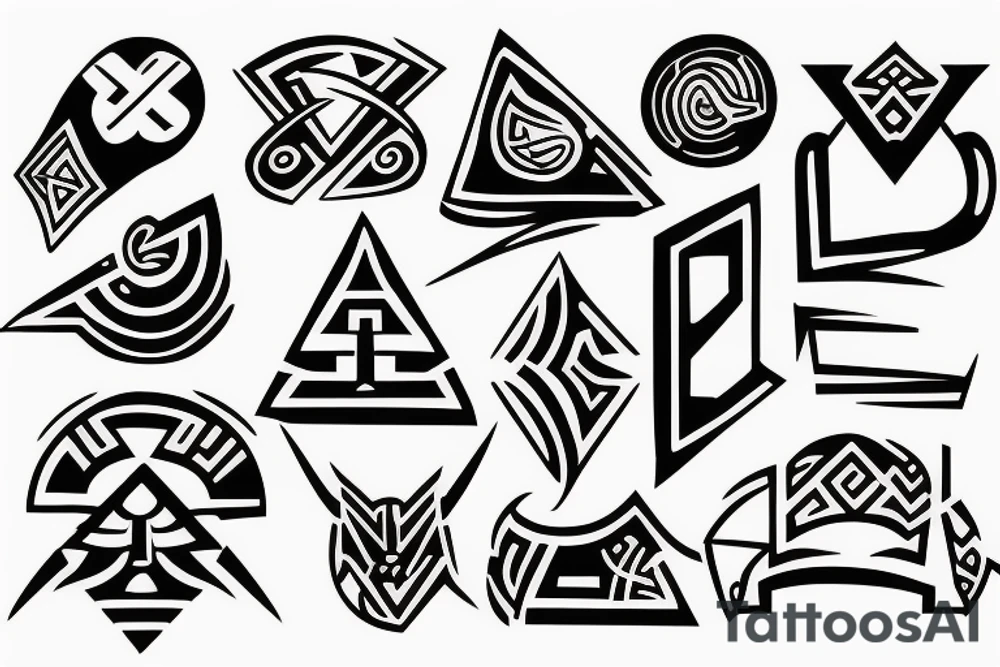 Greek strength concept tattoo tattoo idea
