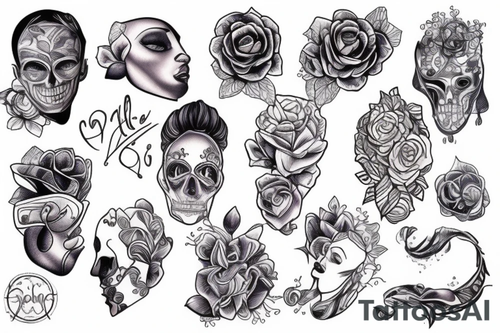 mirror tattoo idea