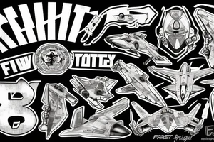 F-22 Raptor shooting tattoo idea