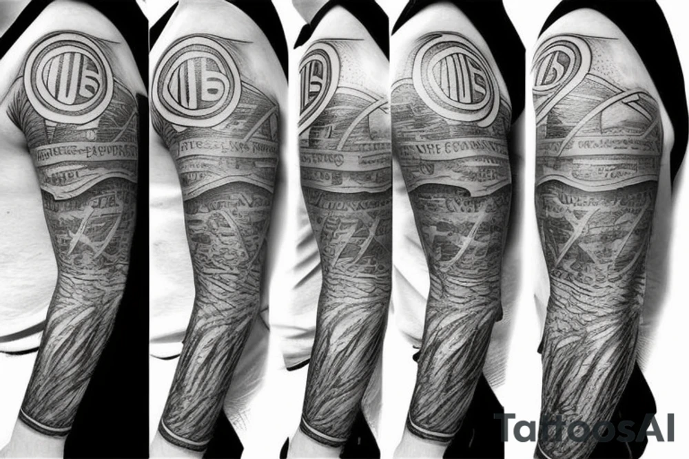 Survivor sleeve tattoo idea