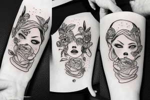 tatuaje con el nombre zoe solo tattoo idea