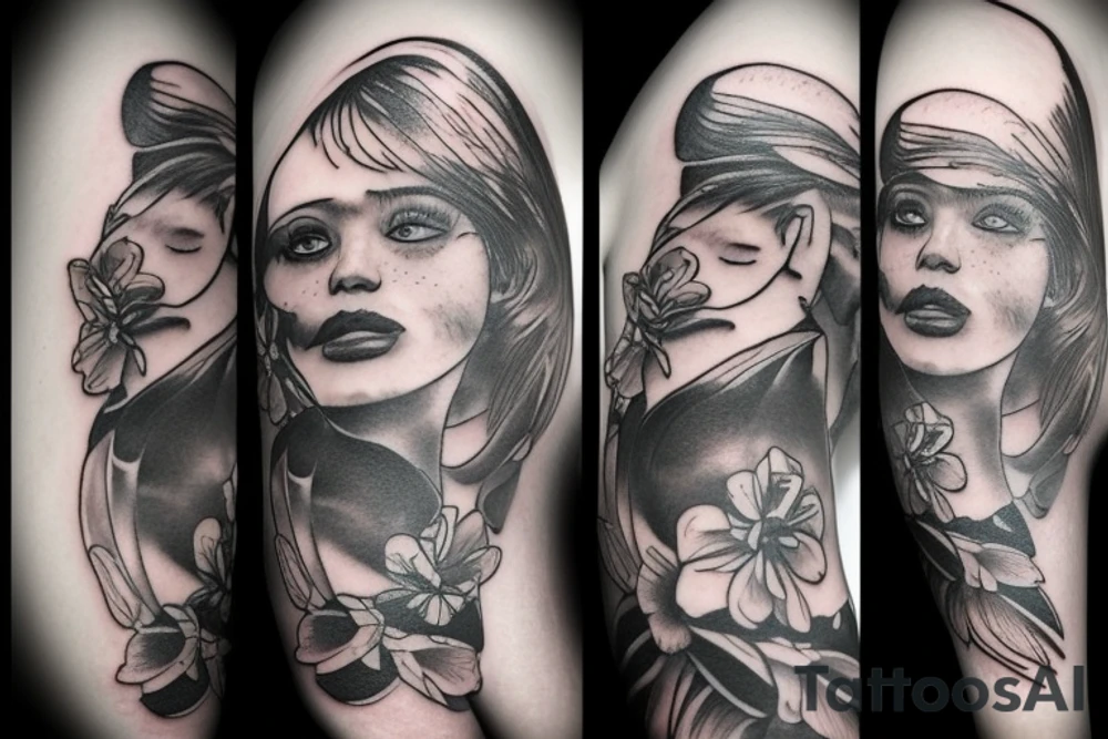 tatuaje con el nombre zoe solo tattoo idea