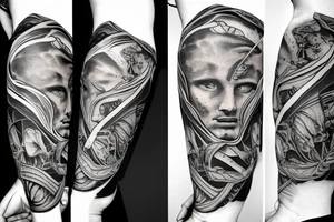 Apollo Holding the earth tattoo idea