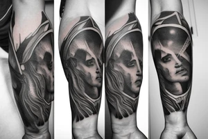 Apollo Holding the earth tattoo idea