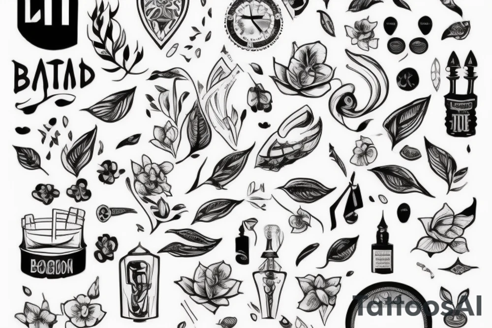 сова с большими глазами сидящая на ветке tattoo idea
