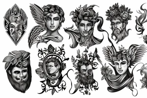 Greek gods tattoo idea