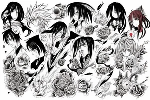 Anime style tattoo tattoo idea