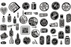 Medicine pill tattoo idea