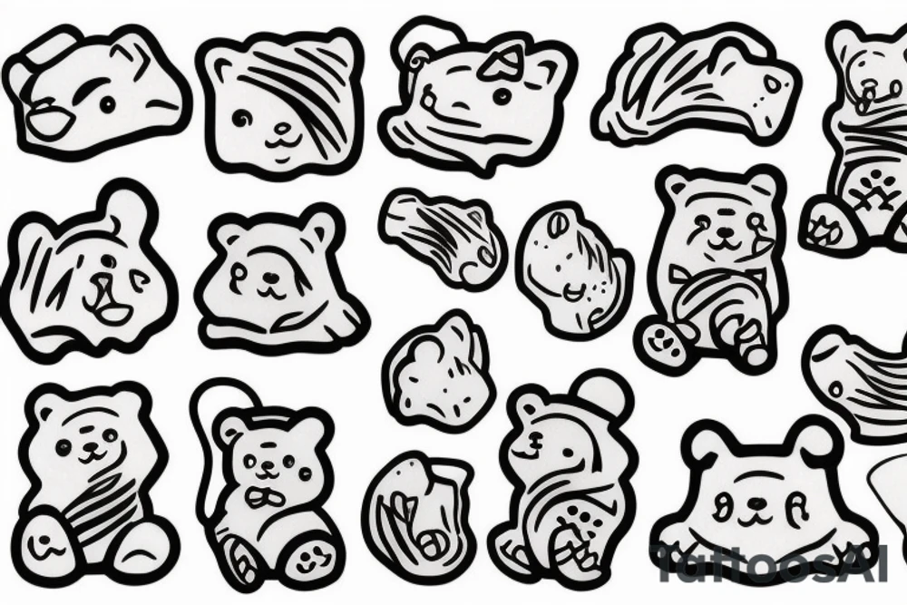 GUMMY BEAR tattoo idea