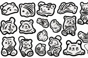 GUMMY BEAR tattoo idea
