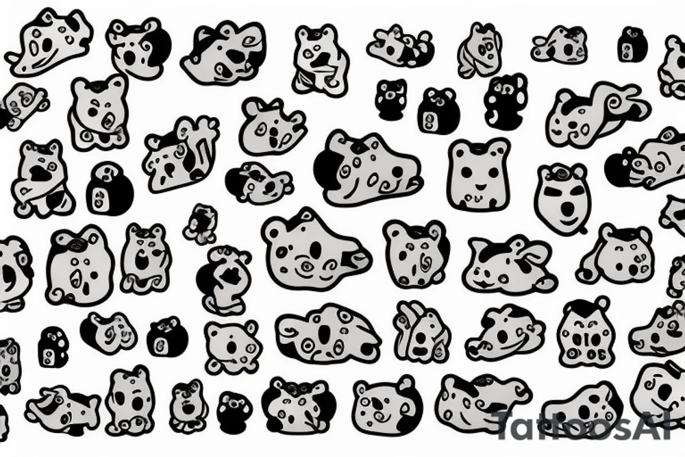 GUMMY BEAR tattoo idea