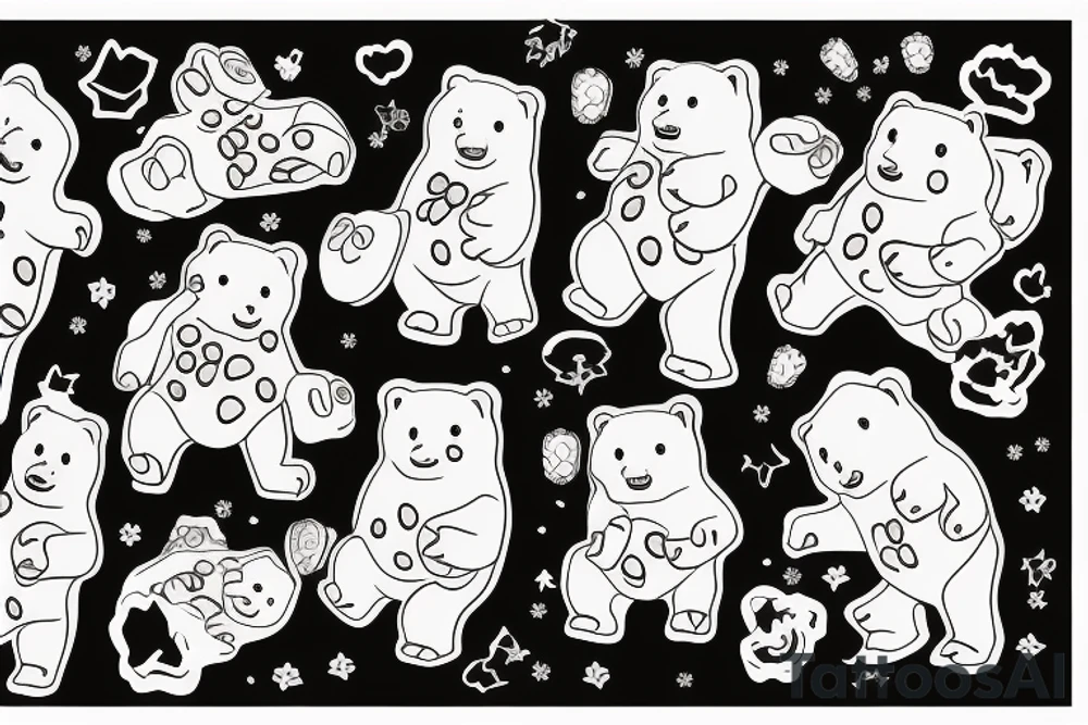 GUMMY BEAR tattoo idea