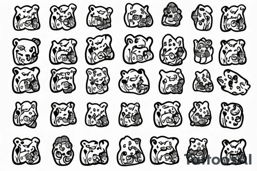 GUMMY BEAR tattoo idea
