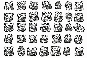 GUMMY BEAR tattoo idea