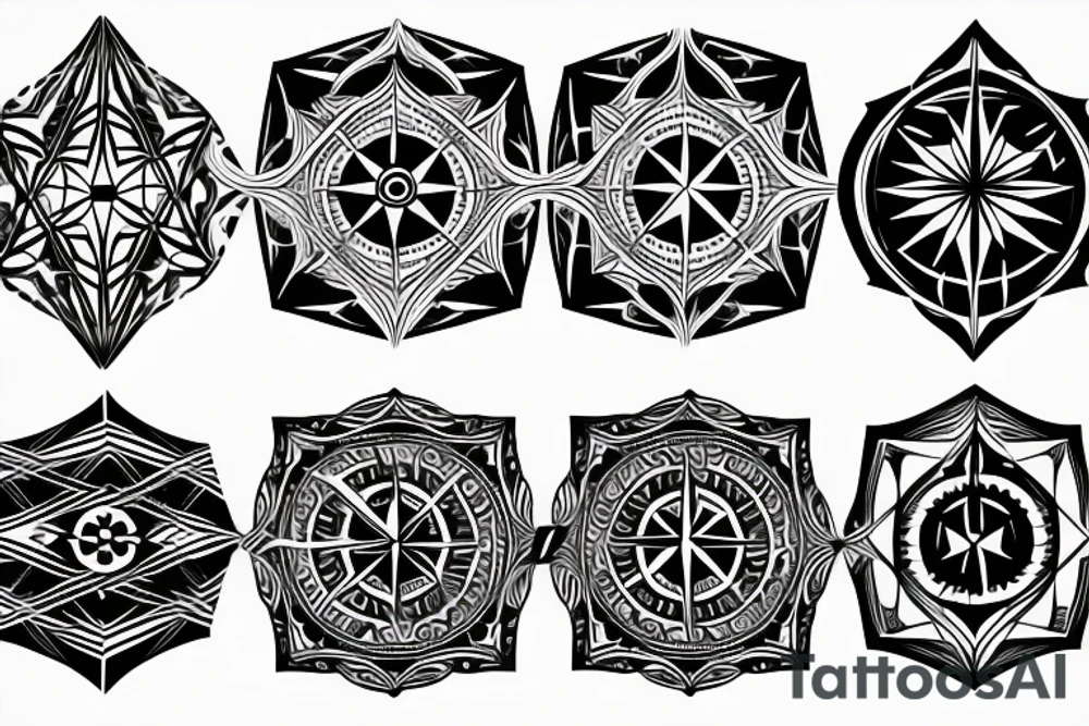 Compass tattoo idea